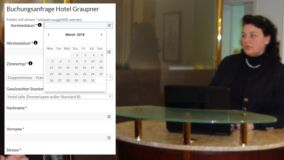 Buchen Sie hier Ihr Zimmer im Hotel Graupner Hotel Rezeption und Online Buchungsmaske